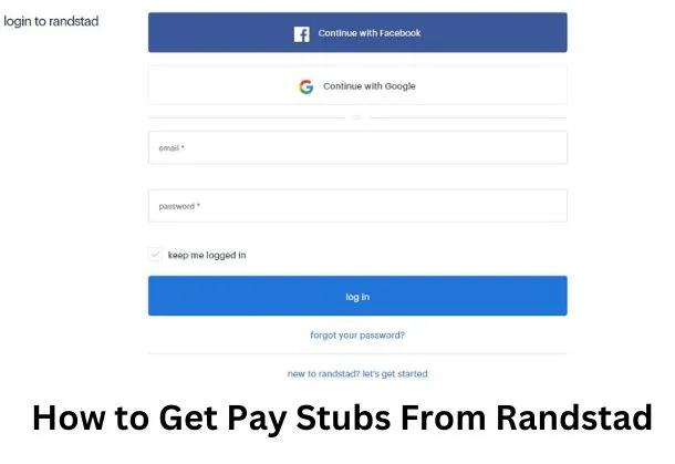 How to Get a Check Stub From Randstad