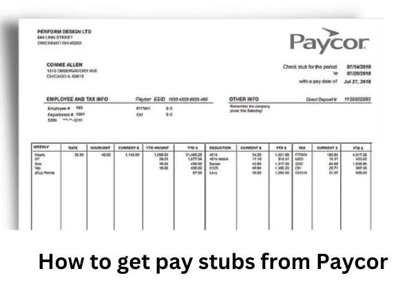 How to Get a Check Stub From Paycor