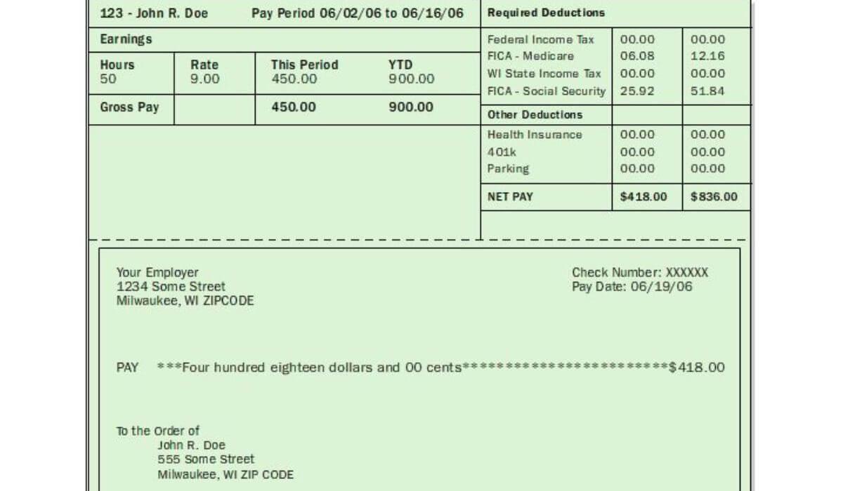 What Does a Direct Deposit Pay Stub Look Like?