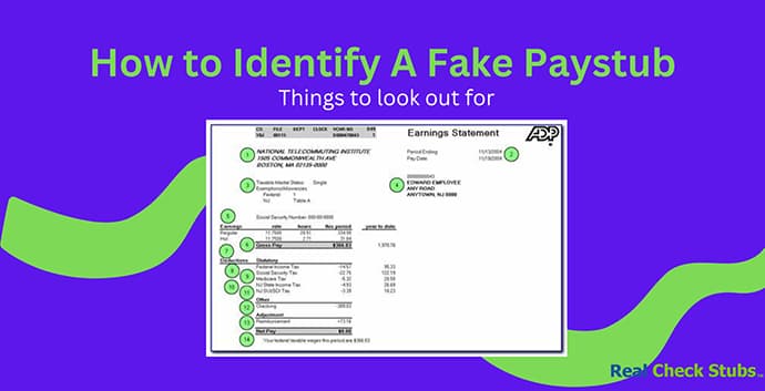 How to Spot and Identify Fake Pay Stubs