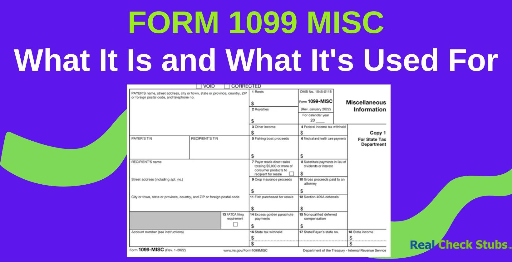 What is Form 1099-MISC?