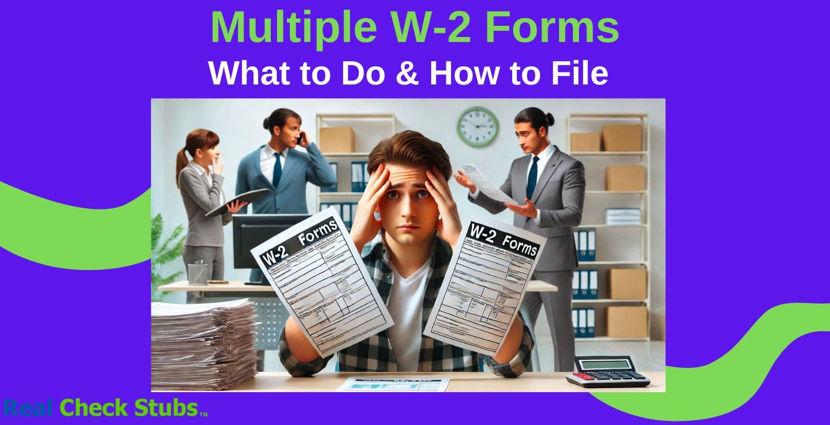 What to Do With Multiple W-2 Forms From the Same or Different Employers?