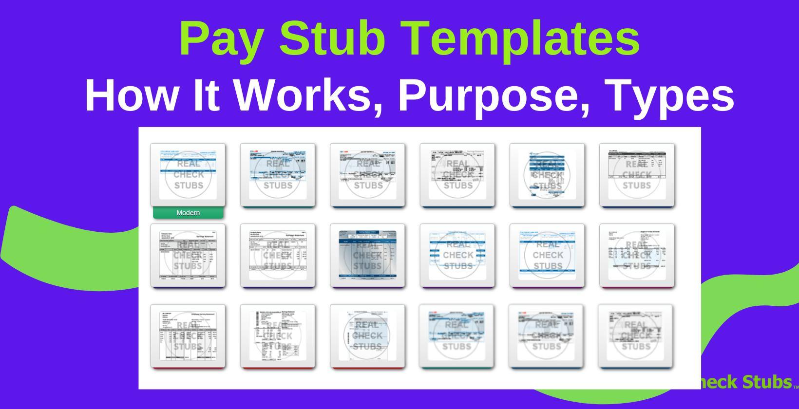 Pay Stub Templates: Definition, How It Works, Purpose, Types, Advantages and Disadvantages