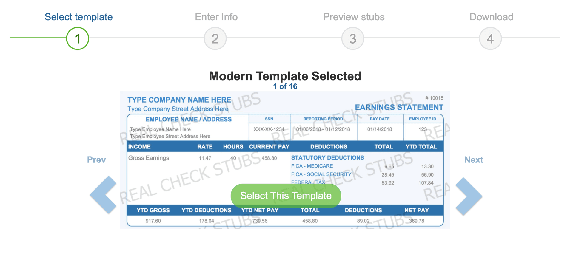 3 Steps How To Make Check Stubs Online