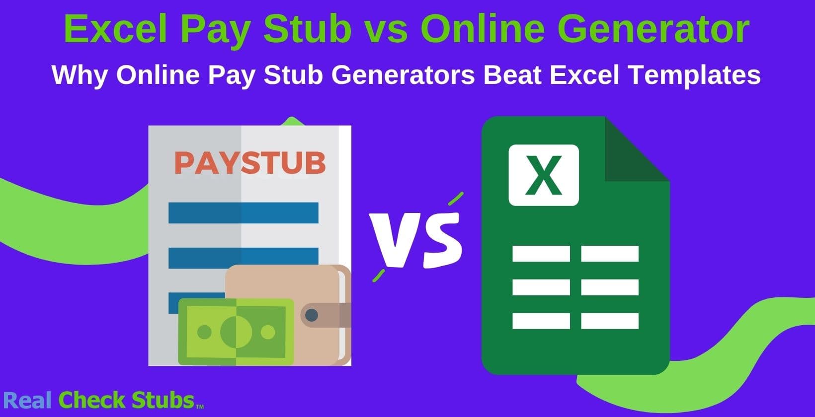 Online Stub Generator vs Pay Stub Template Excel