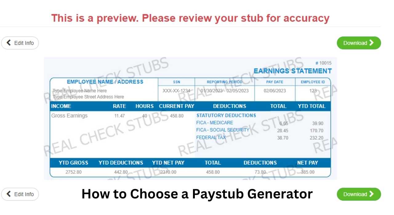 3 Tips to Choose the Perfect Pay Stub Template for your Business