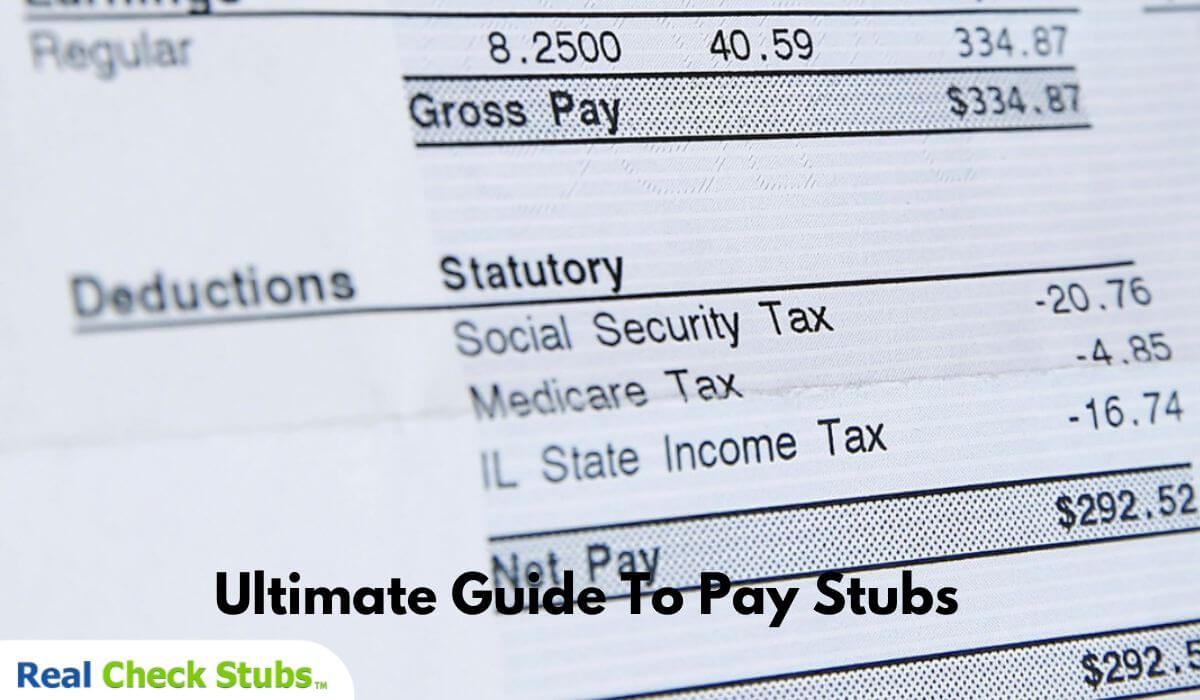 Real Paycheck Stubs | Generate Your Real Check Stub