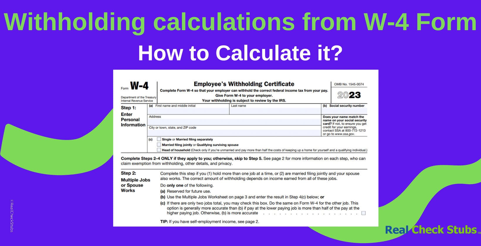 Withholding calculations based on Previous W-4 Form: How to Calculate